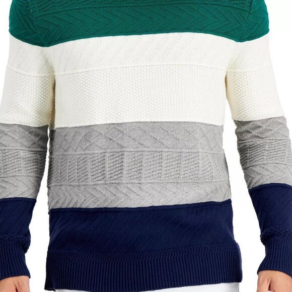 Club Room Men's Blocked Sweater - Picture 2 of 3